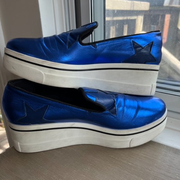 Stella McCartney Binx Metallic Star Sneaker Loafer - Picture 3 of 8